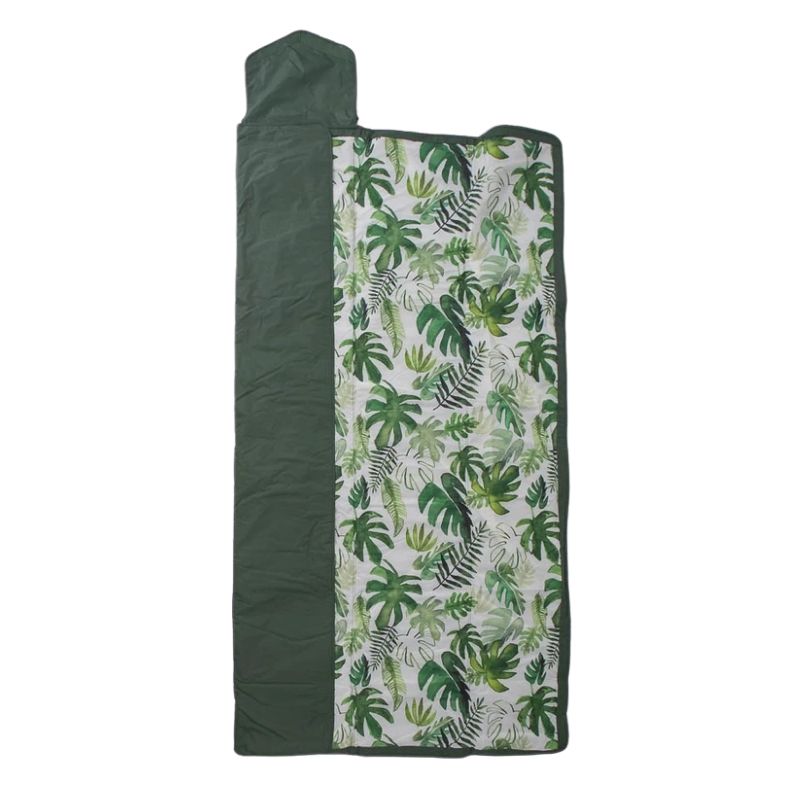 Outdoor Blanket - (5 x 7)  Tropical Leaf