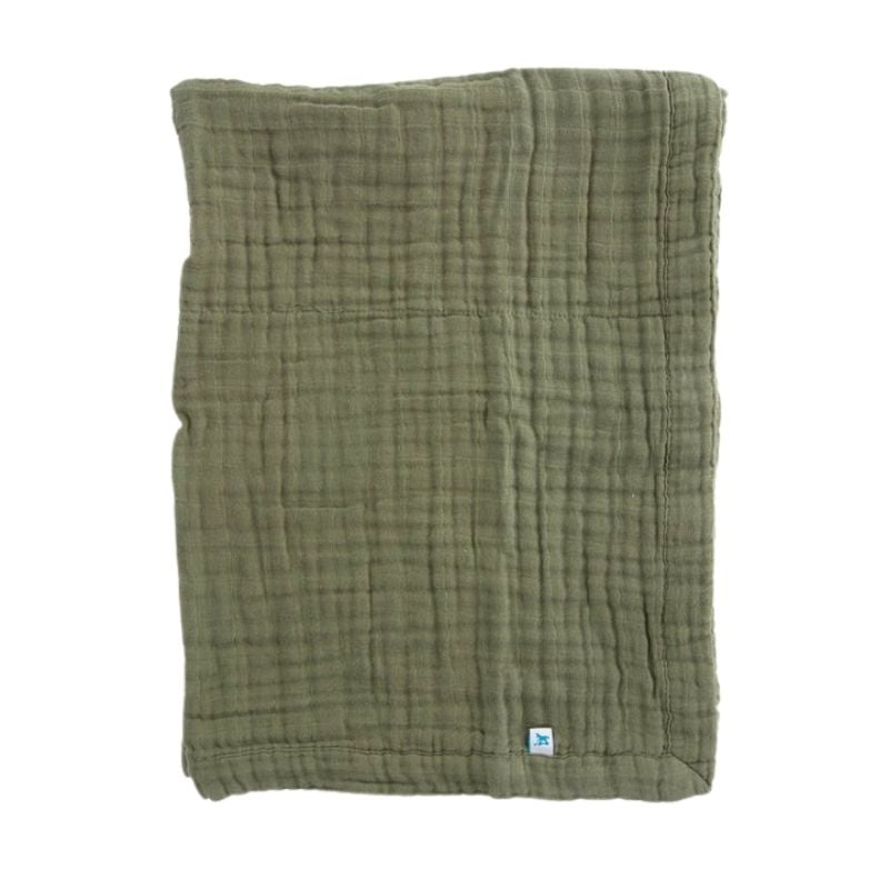 Cotton Muslin Baby Quilt Fern