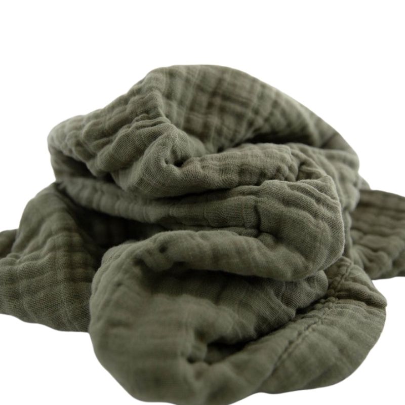 Cotton Muslin Baby Quilt Fern