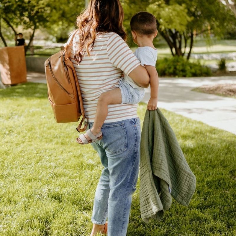 Cotton Muslin Baby Quilt Fern