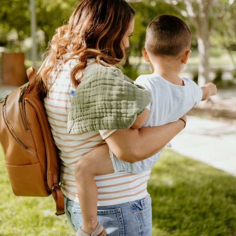 Cotton Muslin Baby Quilt Fern