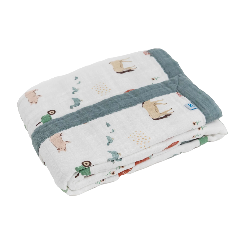 Cotton Muslin Baby Quilt