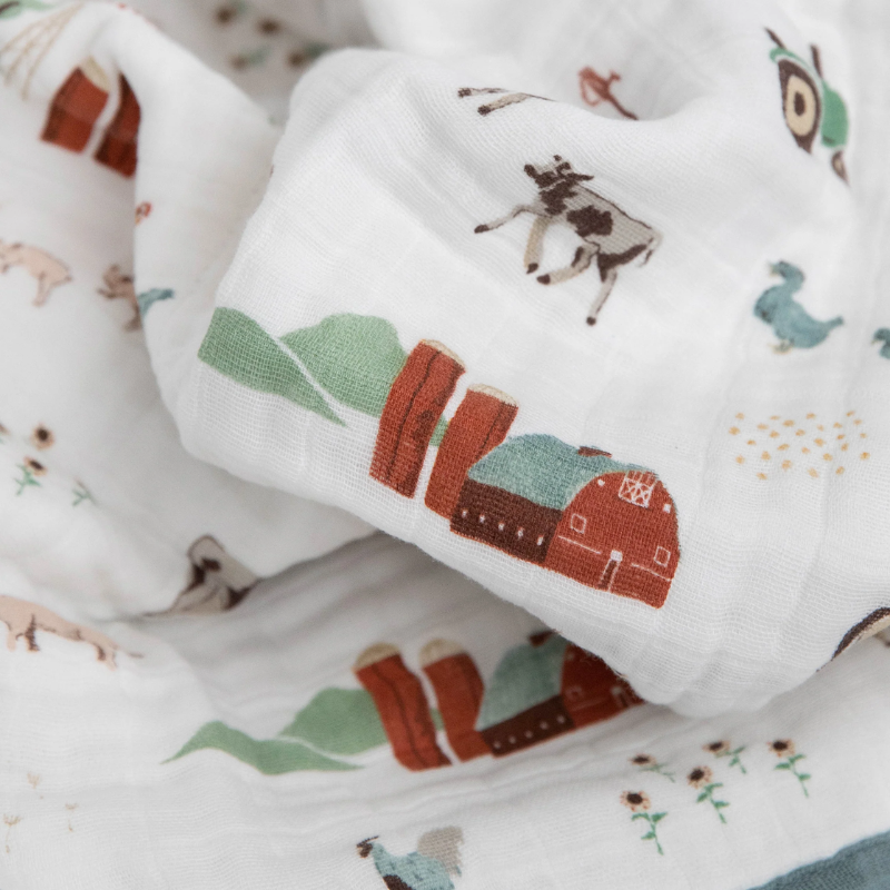 Cotton Muslin Baby Quilt
