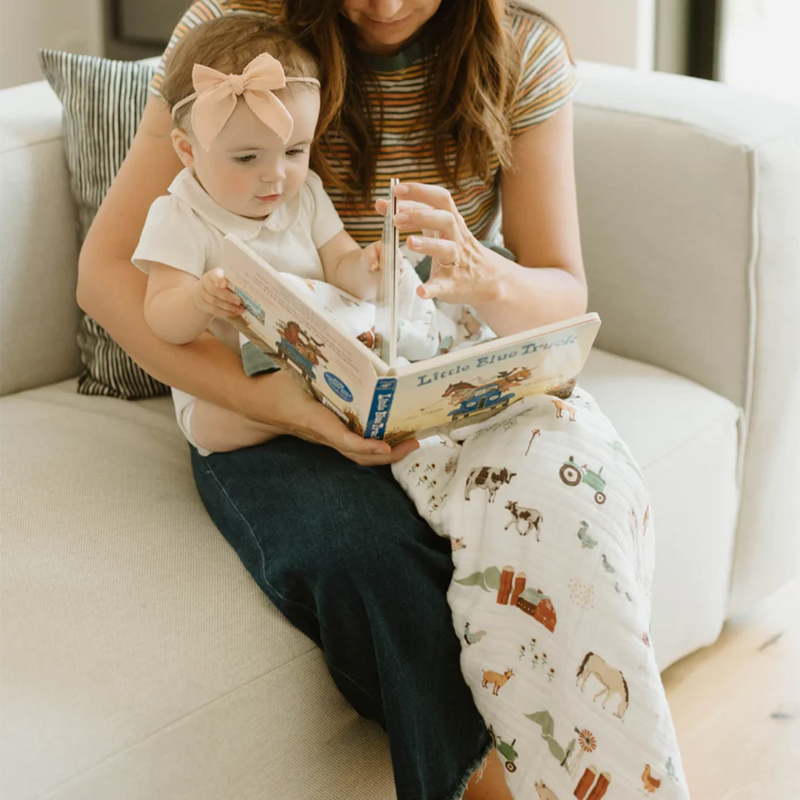 Cotton Muslin Baby Quilt