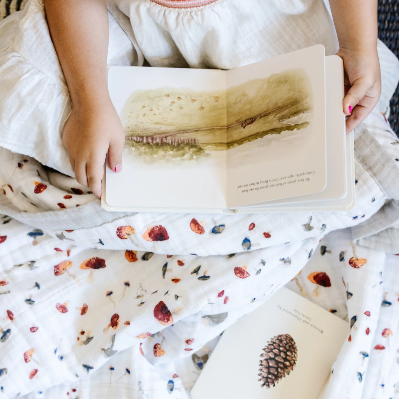 Cotton Muslin Baby Quilt
