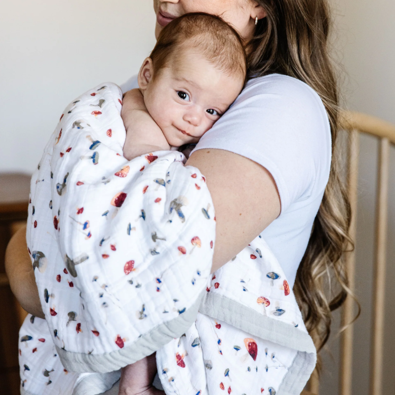 Cotton Muslin Baby Quilt
