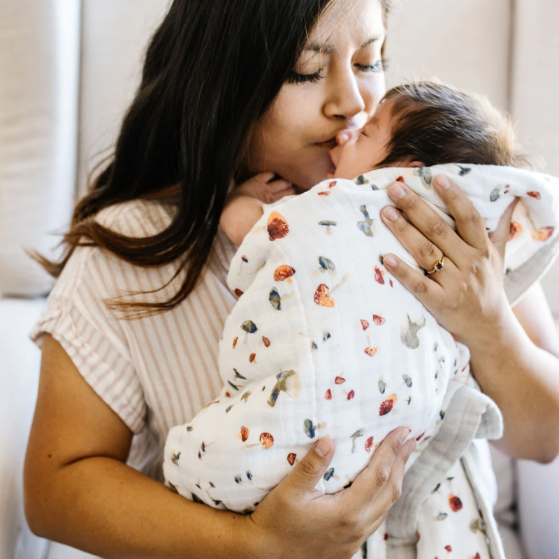 Cotton Muslin Baby Quilt