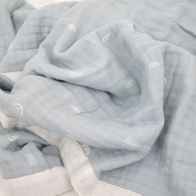 Cotton Muslin Baby Quilt