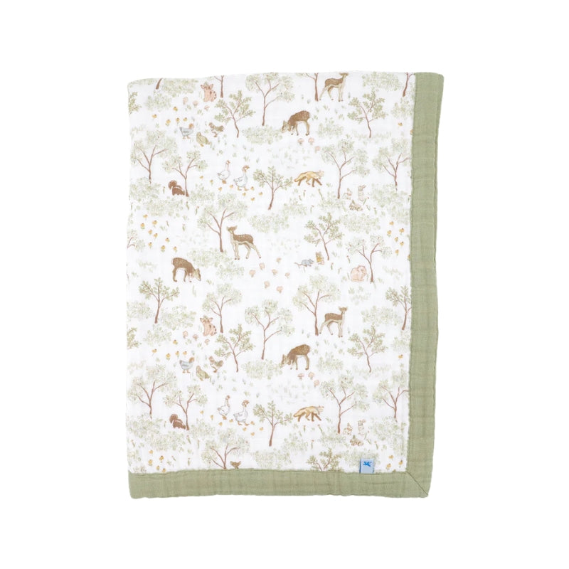 Cotton Muslin Baby Quilt