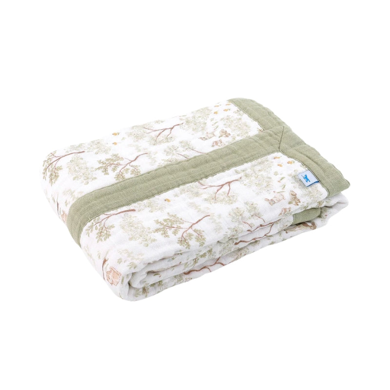 Cotton Muslin Baby Quilt