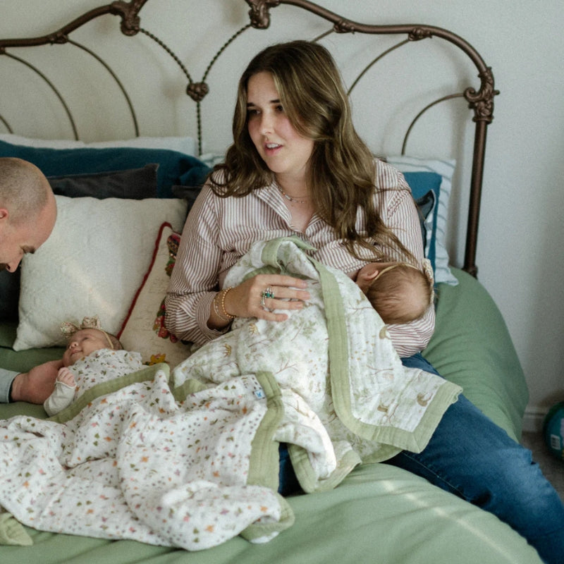Cotton Muslin Baby Quilt