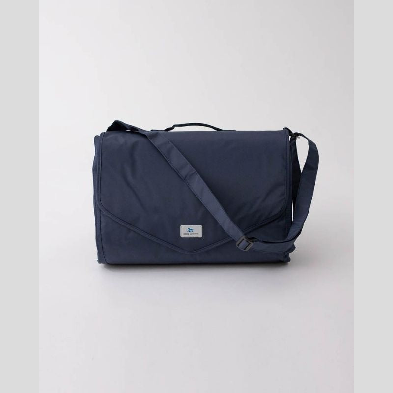 Outdoor Blanket - (5 x 7)  Navy Plaid