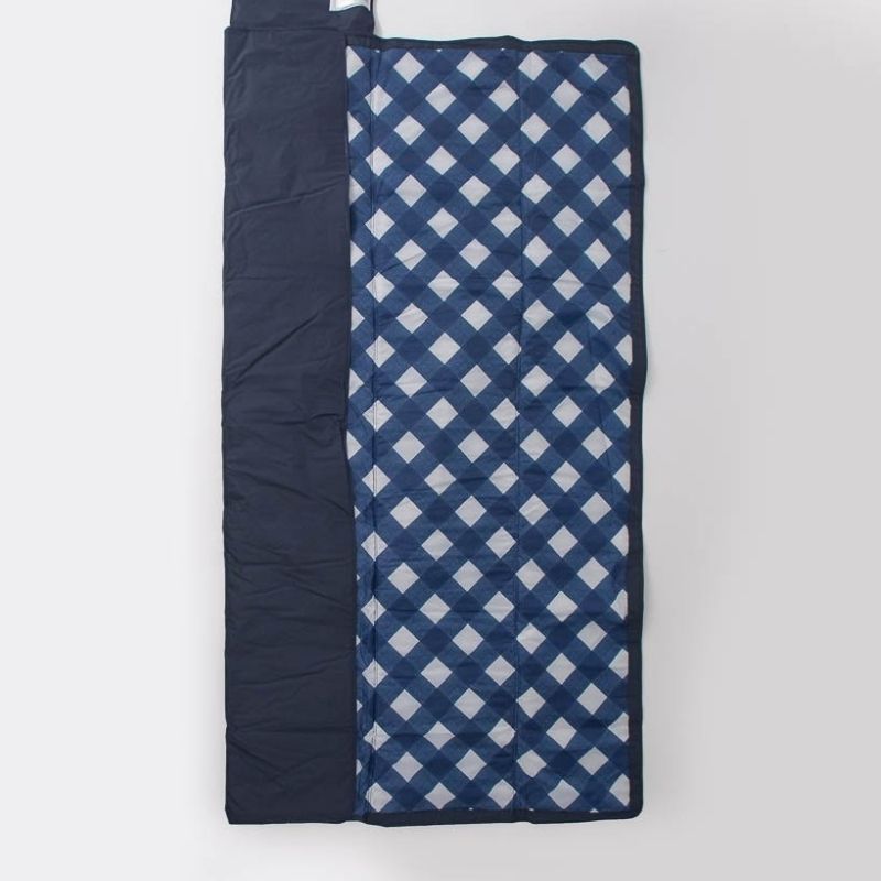 Outdoor Blanket - (5 x 7)  Navy Plaid