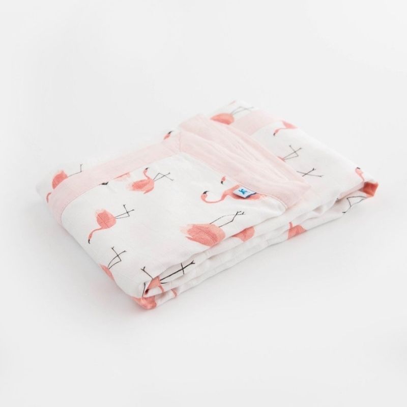 Deluxe Muslin Baby Quilt Pink Ladies