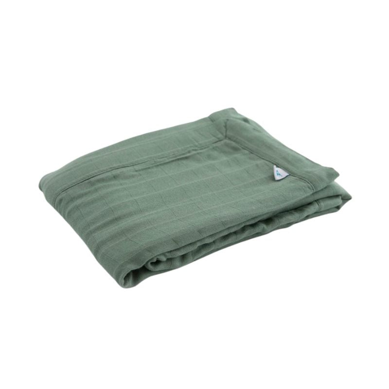 Deluxe Muslin Baby Quilt Sage