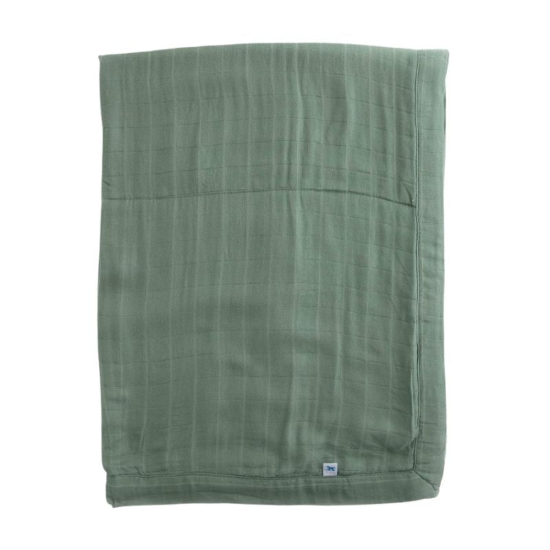 Deluxe Muslin Baby Quilt Sage