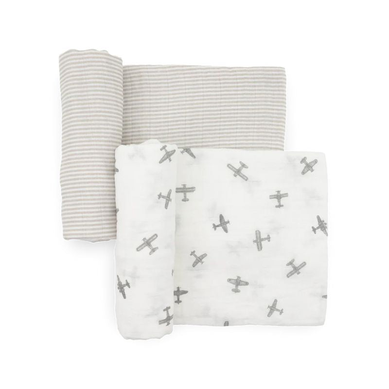 Organic Cotton Muslin Swaddle Blanket - 2 Pack