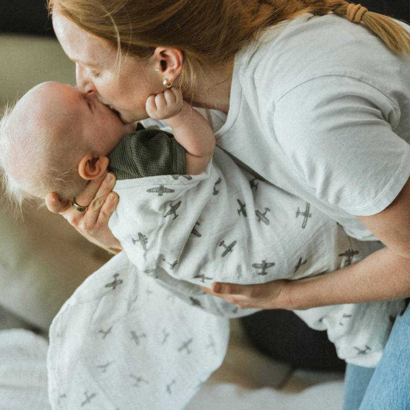 Organic Cotton Muslin Swaddle Blanket - 2 Pack