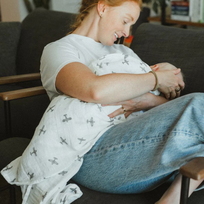 Organic Cotton Muslin Swaddle Blanket - 2 Pack