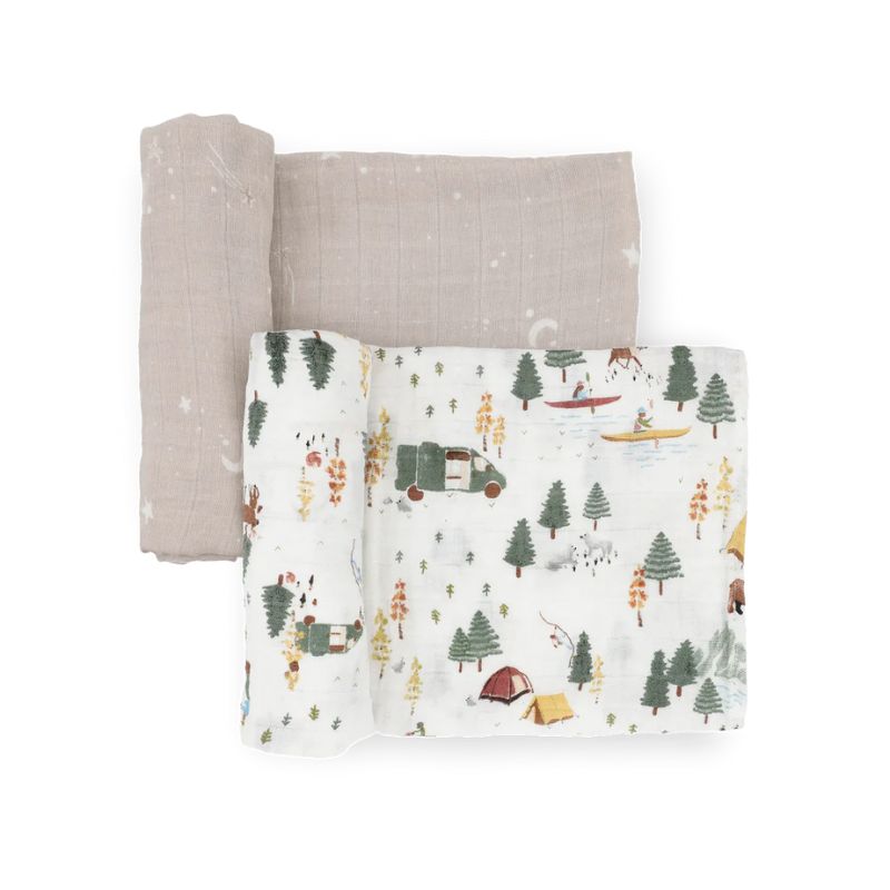 Organic Cotton Muslin Swaddle Blanket - 2 Pack