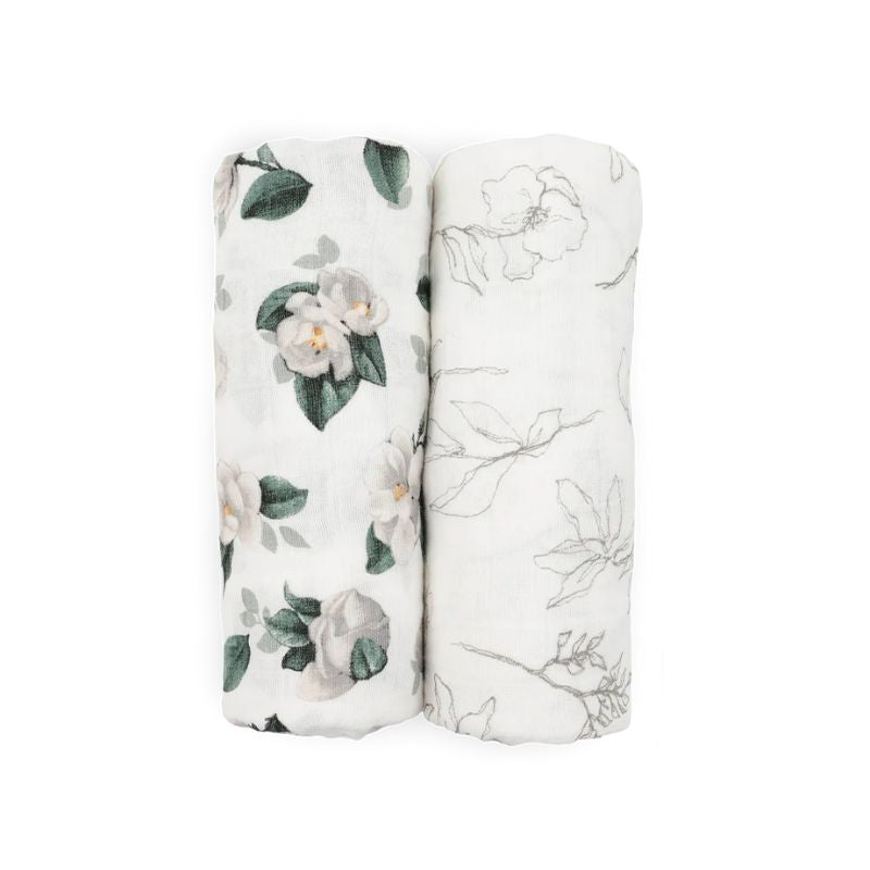 Organic Cotton Muslin Swaddle Blanket - 2 Pack