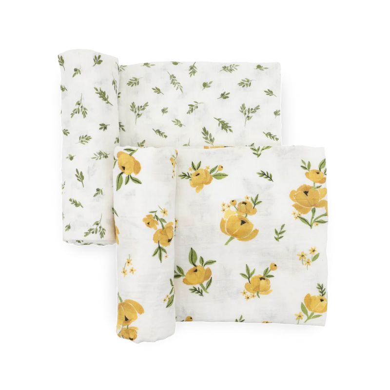 Organic Cotton Muslin Swaddle Blanket - 2 Pack