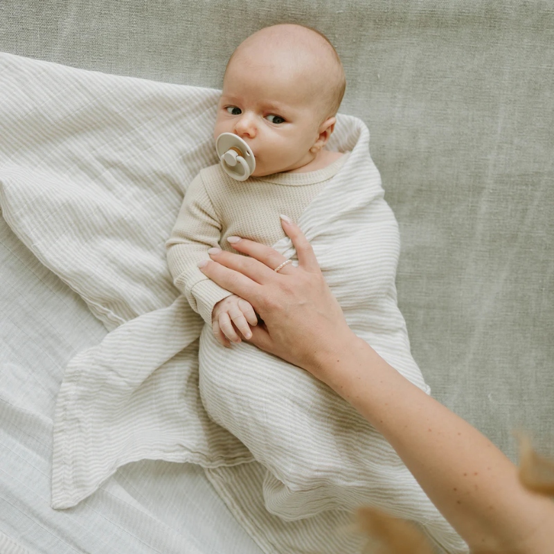 Organic Cotton Muslin Swaddle Blanket