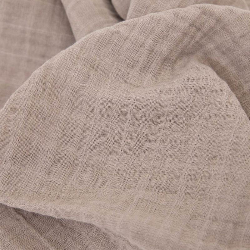 Organic Cotton Muslin Swaddle Blanket Driftwood