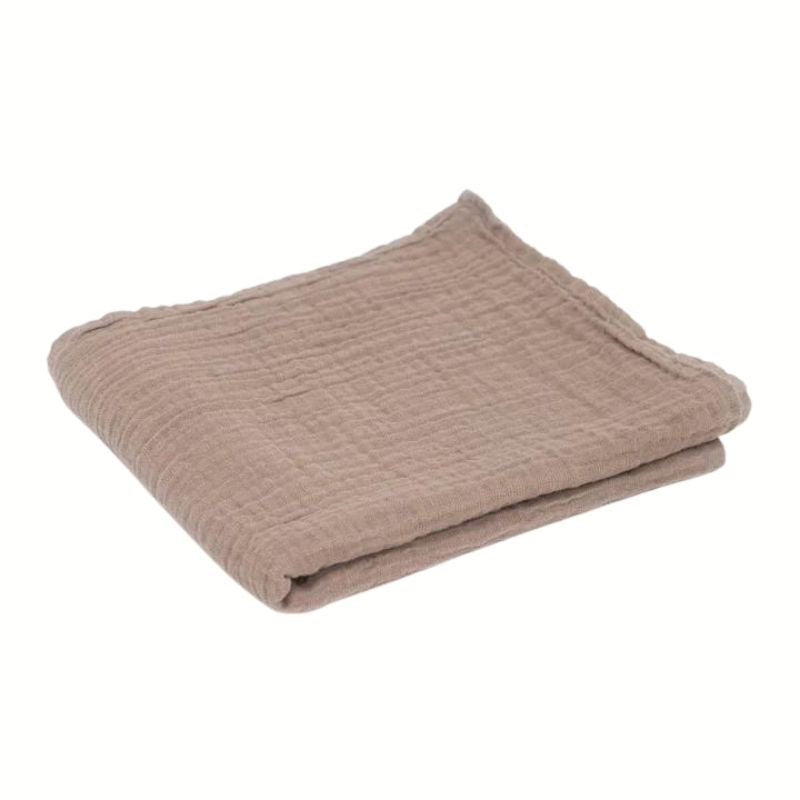 Organic Cotton Muslin Swaddle Blanket Driftwood