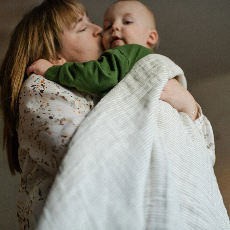 Organic Cotton Muslin Baby Quilt