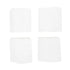 Cotton Muslin Squares 4 Pack White