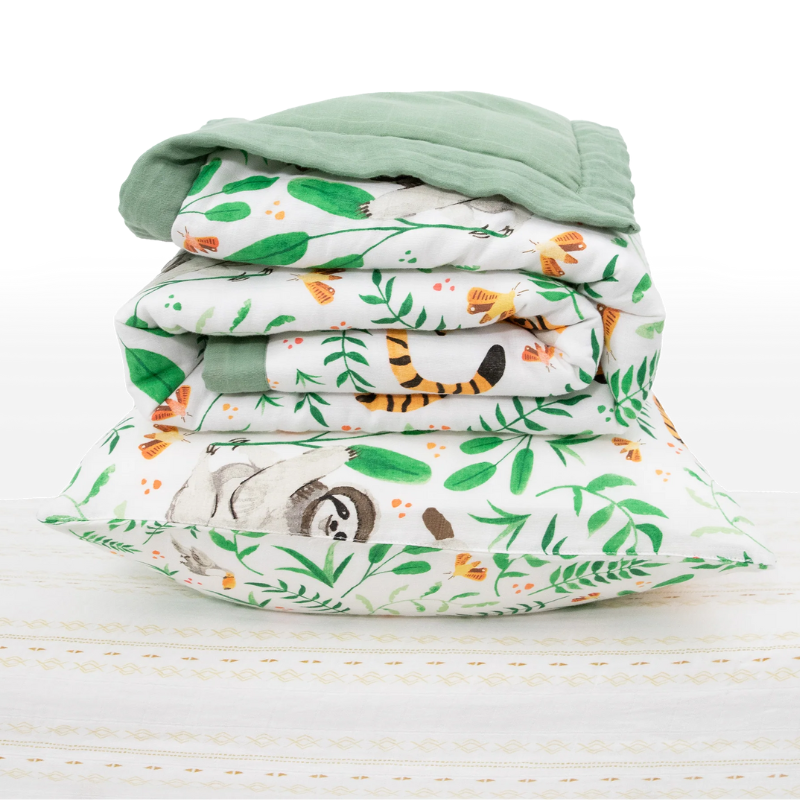 Cotton Muslin Toddler Bedding 3 Piece Set