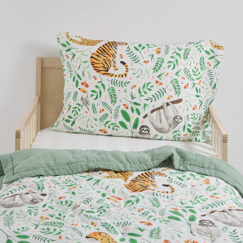 Cotton Muslin Toddler Bedding 3 Piece Set