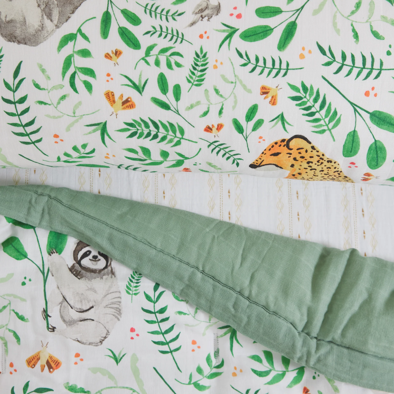 Cotton Muslin Toddler Bedding 3 Piece Set