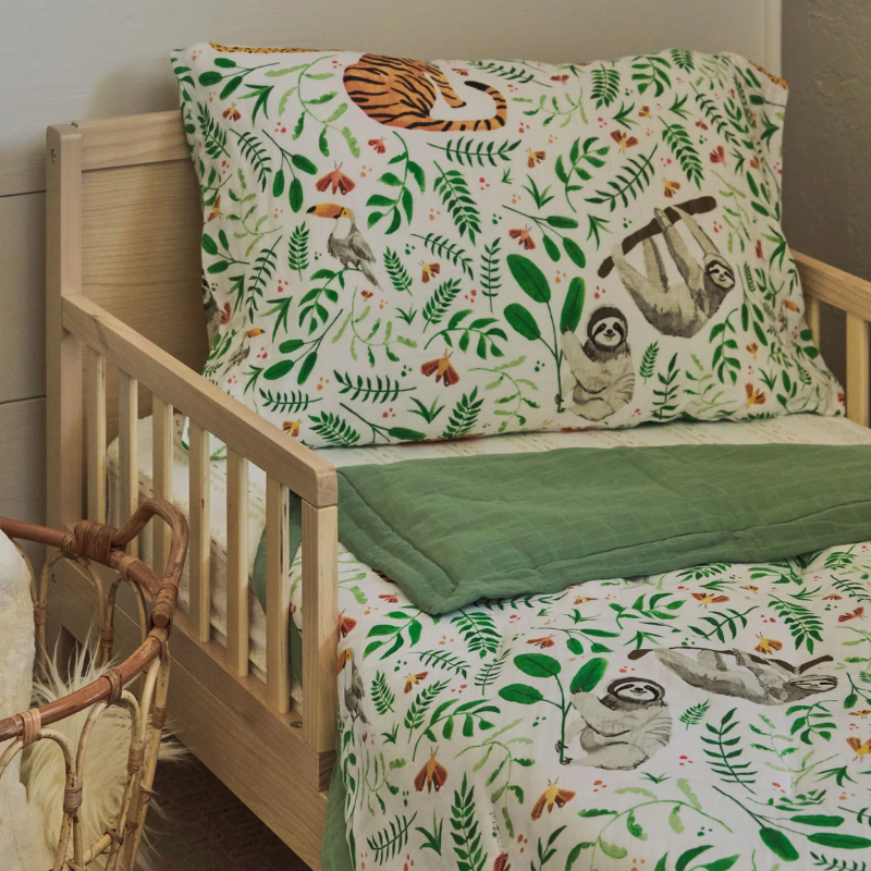 Cotton Muslin Toddler Bedding 3 Piece Set
