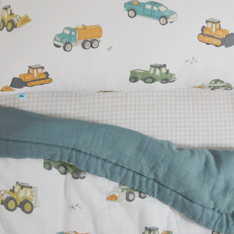Cotton Muslin Toddler Bedding 3 Piece Set