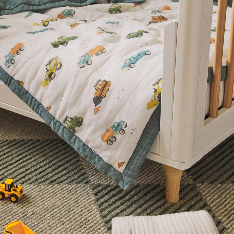 Cotton Muslin Toddler Bedding 3 Piece Set