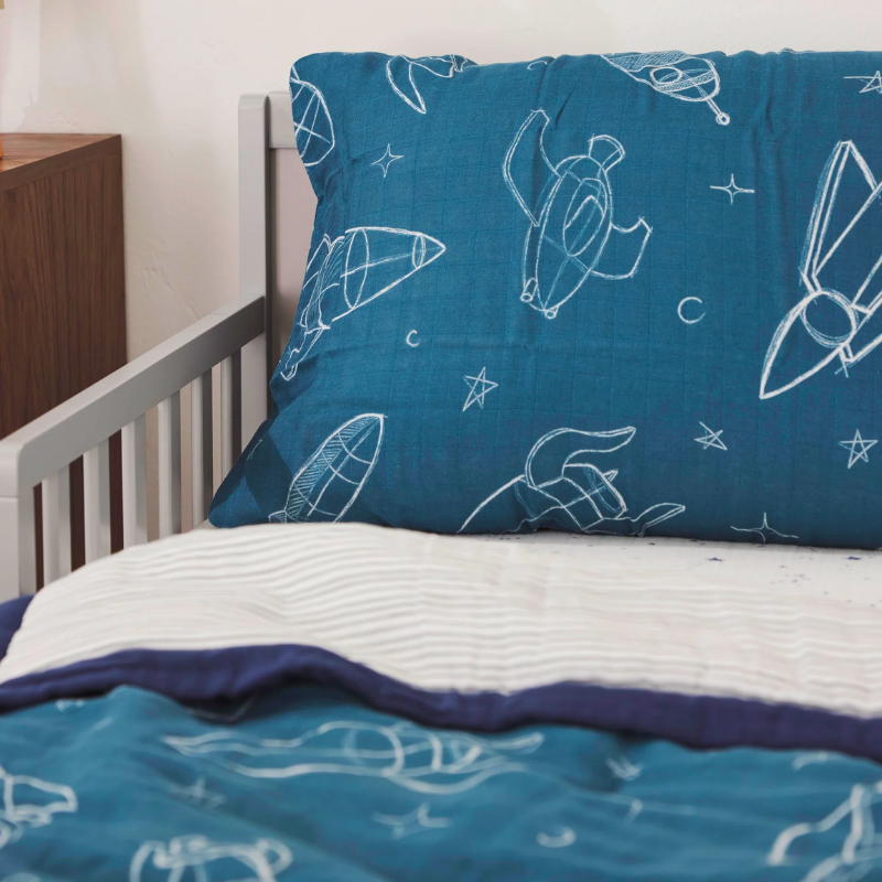 Cotton Muslin Toddler Bedding 3 Piece Set