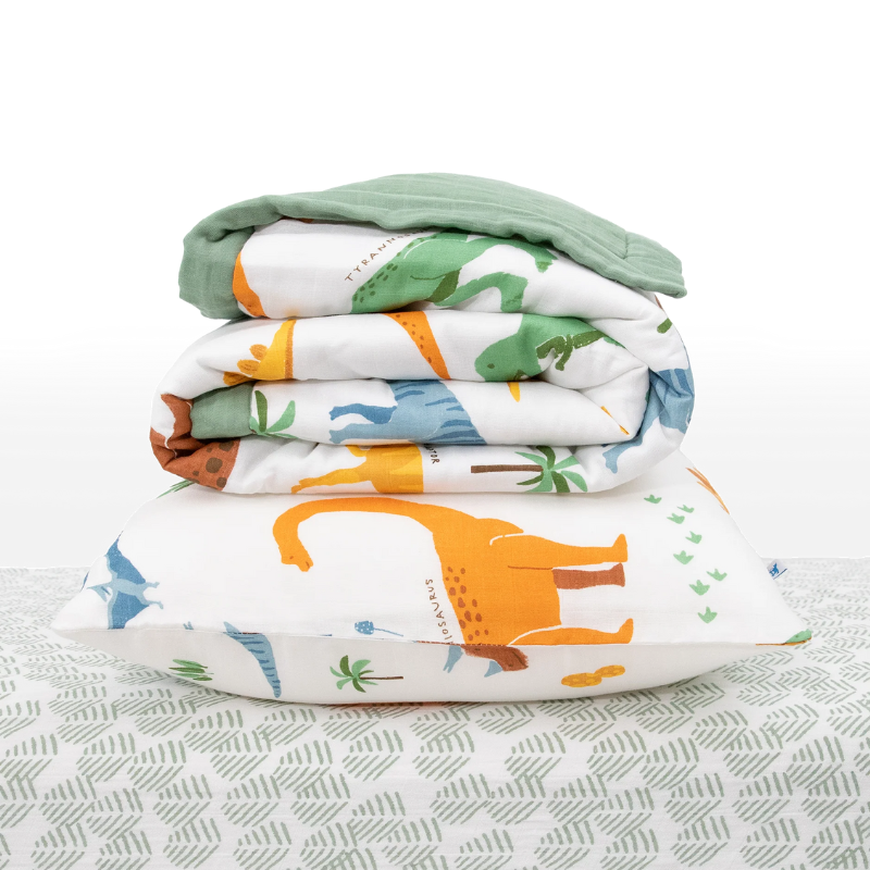 Cotton Muslin Toddler Bedding 3 Piece Set