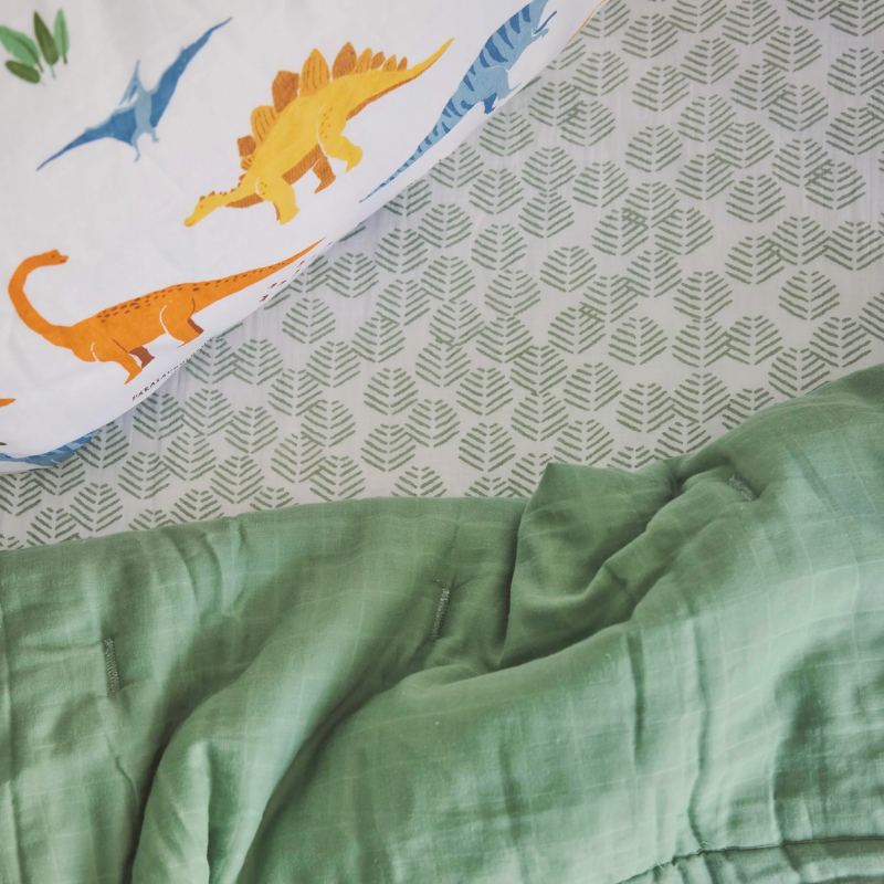 Cotton Muslin Toddler Bedding 3 Piece Set