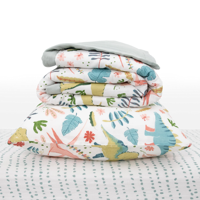 Cotton Muslin Toddler Bedding 3 Piece Set