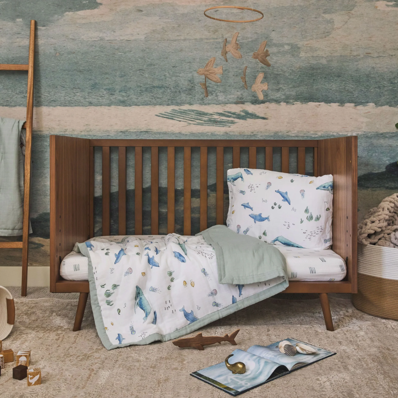 Cotton Muslin Toddler Bedding 3 Piece Set