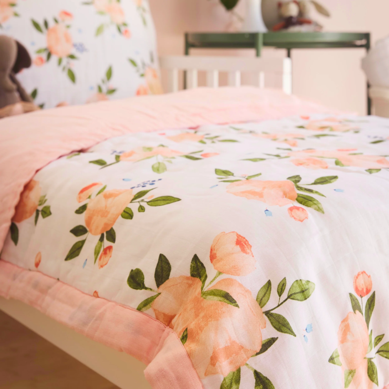 Cotton Muslin Toddler Comforter