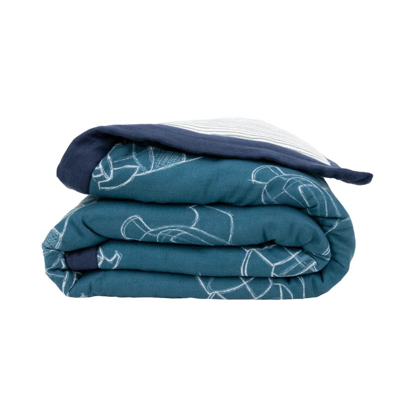 Cotton Muslin Toddler Comforter