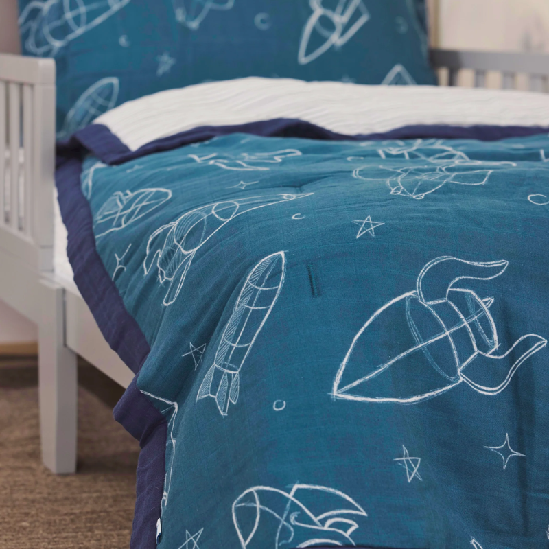 Cotton Muslin Toddler Comforter