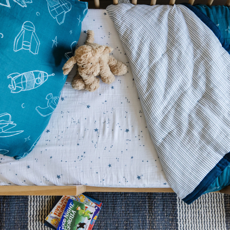 Cotton Muslin Toddler Comforter