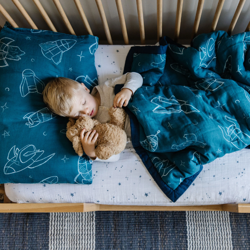 Cotton Muslin Toddler Comforter