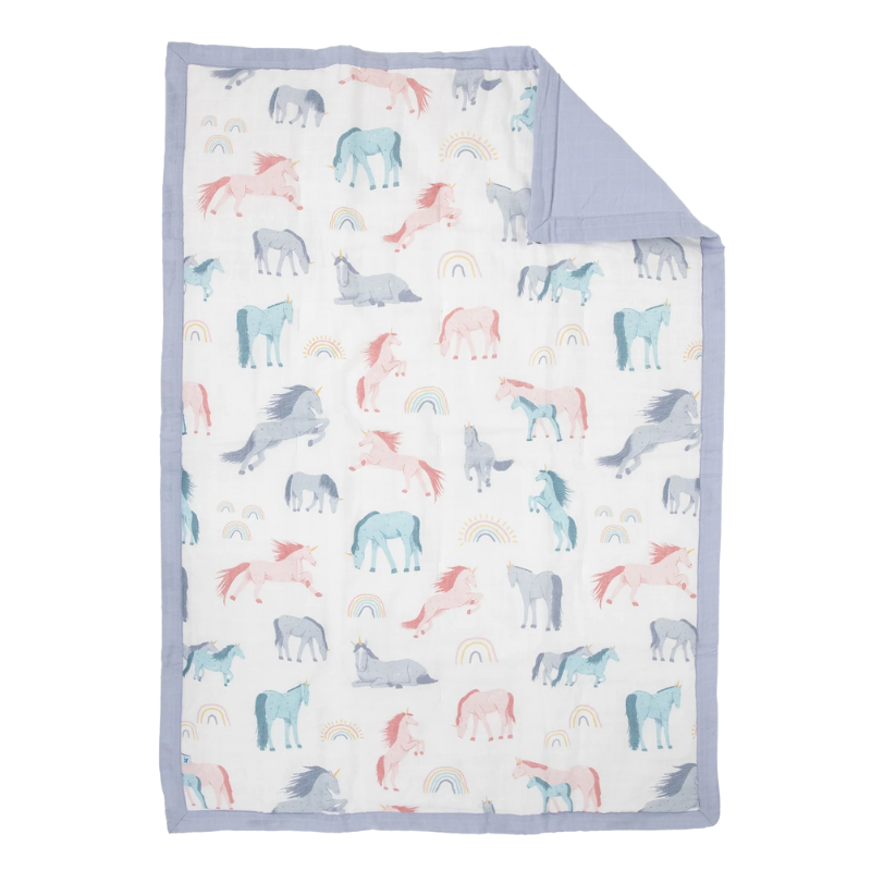 Cotton Muslin Toddler Comforter
