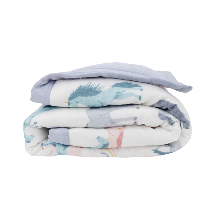 Cotton Muslin Toddler Comforter