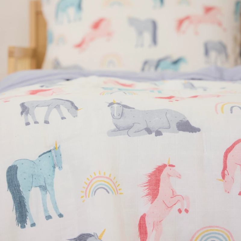 Cotton Muslin Toddler Comforter
